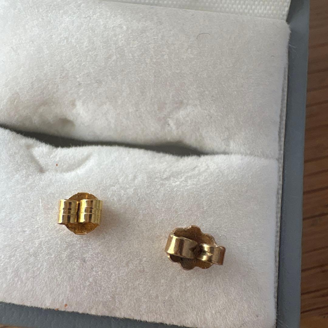 カメオ ヴィンテージピアス✨アンティーク K18