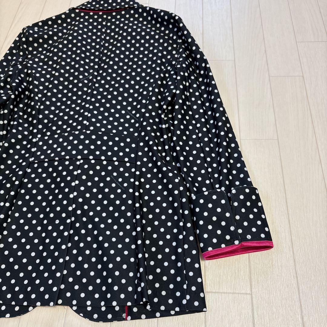 美品 25SS レジーナロマンティコ ドットジャケット パールボタン 36