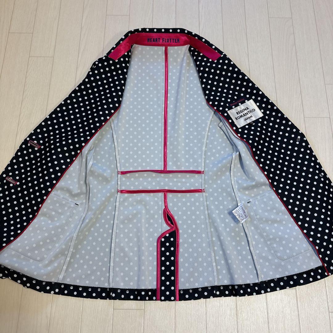 美品 25SS レジーナロマンティコ ドットジャケット パールボタン 36