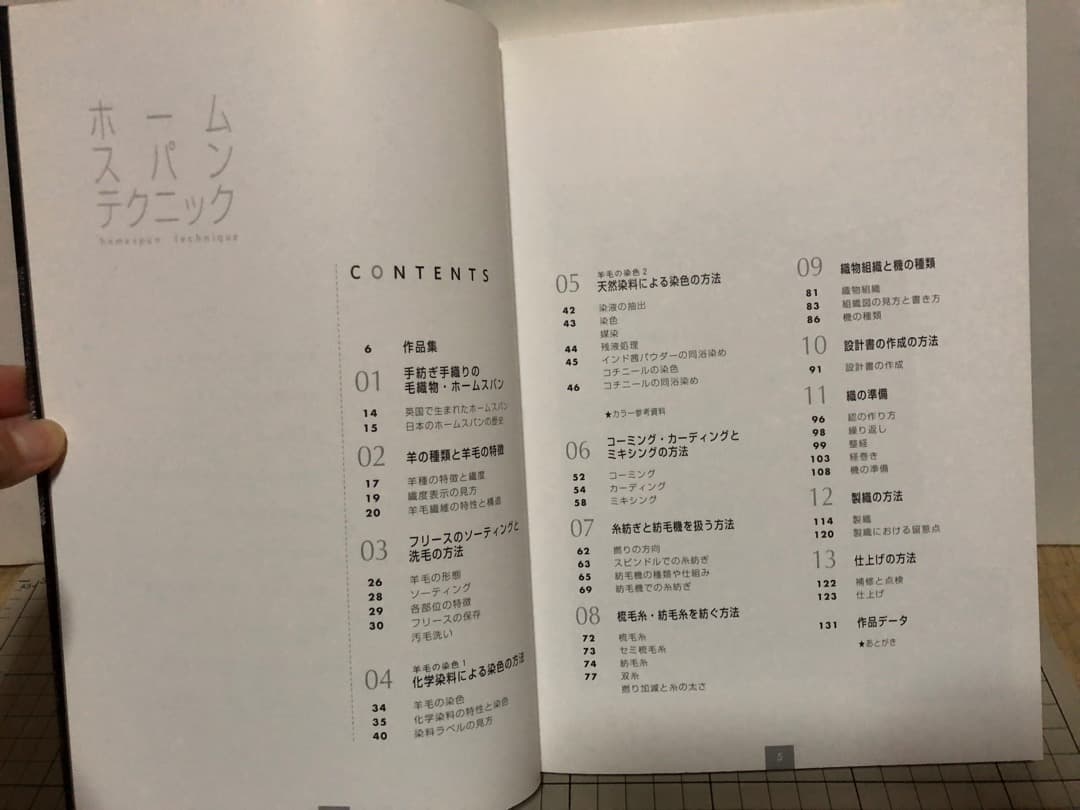 「ホームスパンテクニック」spun technique　森由美子