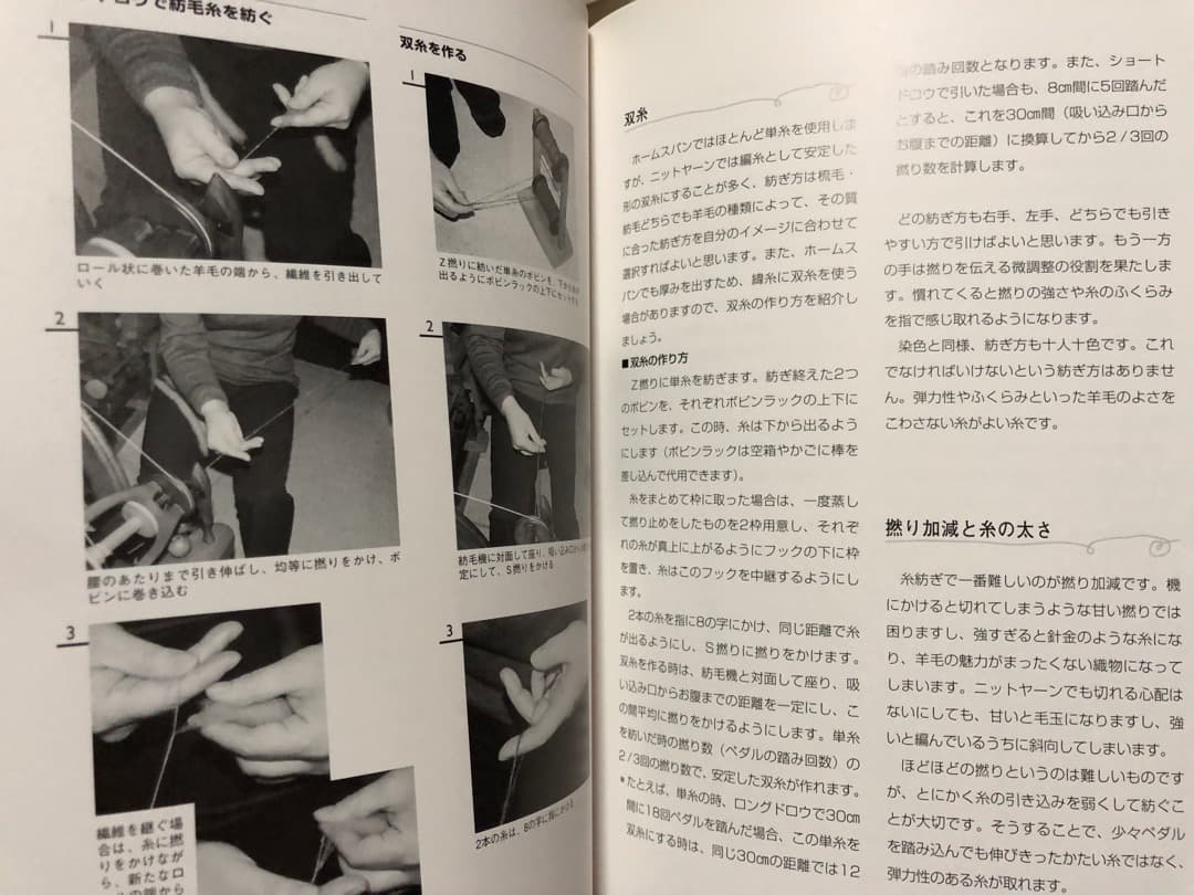 「ホームスパンテクニック」spun technique　森由美子