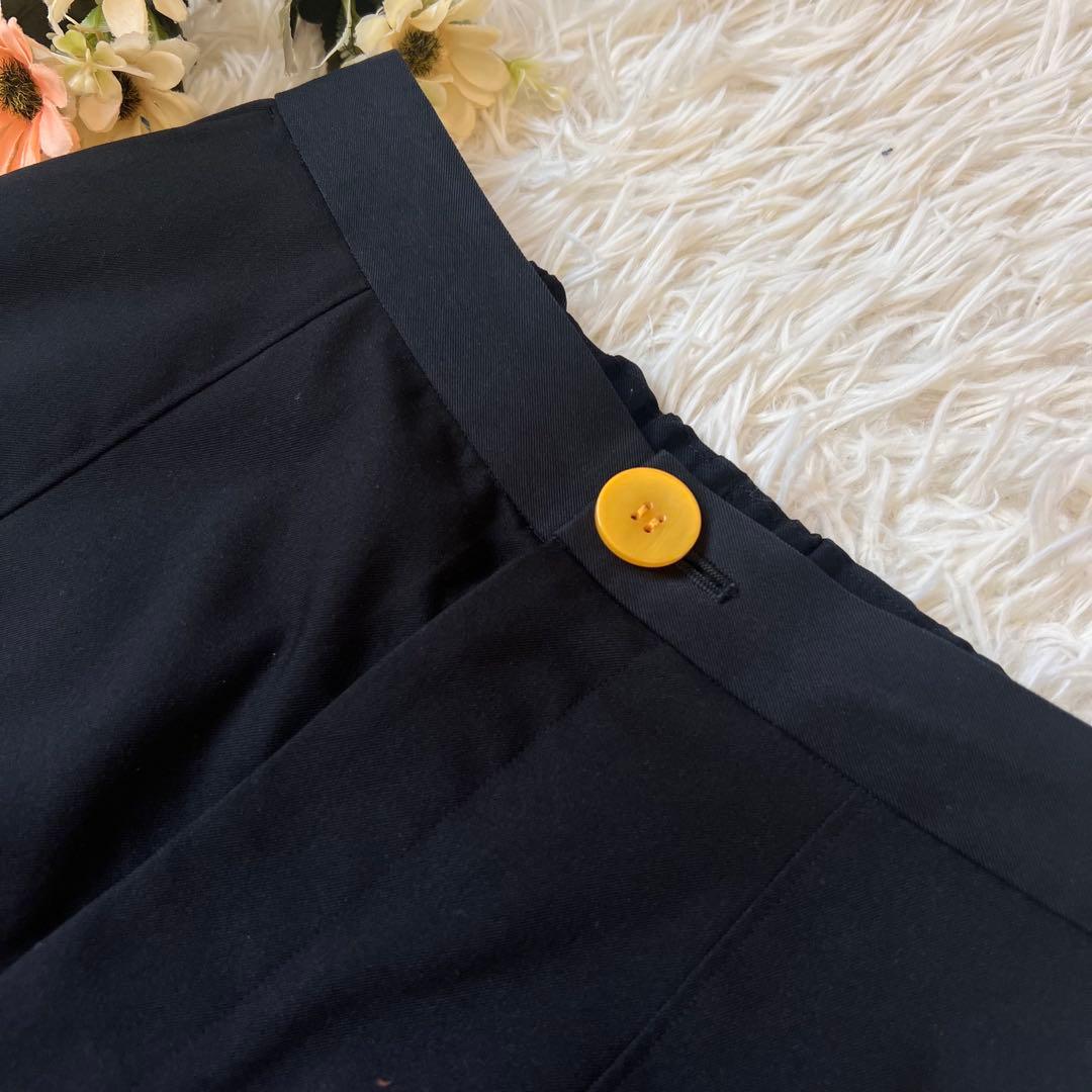 nagonstans POLY CHINO 立体カーブ PT パンツ ブラック