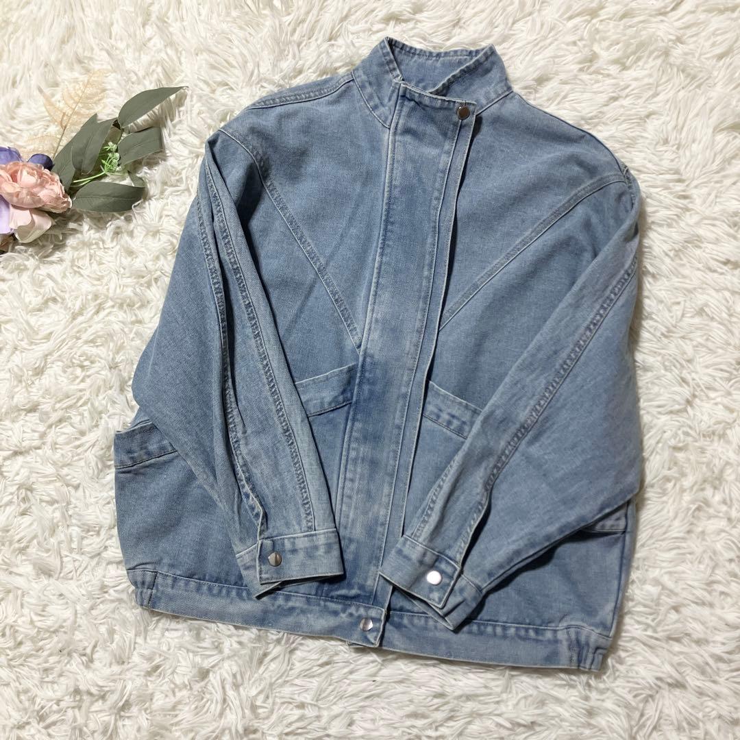 2025モデル【aijan】オーバーサイズドルマンデニムジャケット