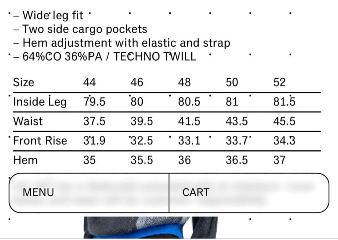 パンツ Kiko Kostadinov 23aw Meno Trouser 44