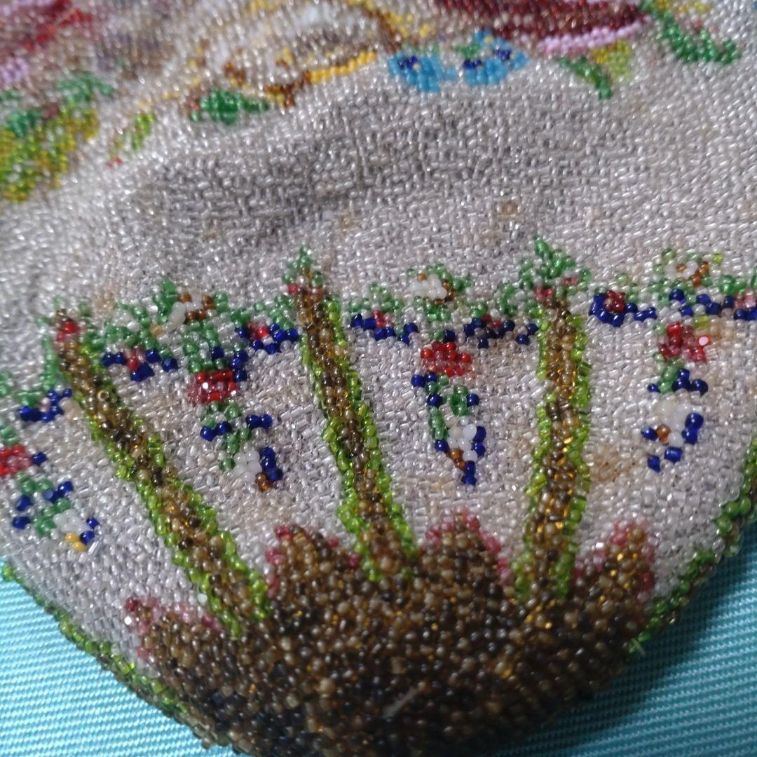 【専用です】アンテイークビーズのポシェットです。