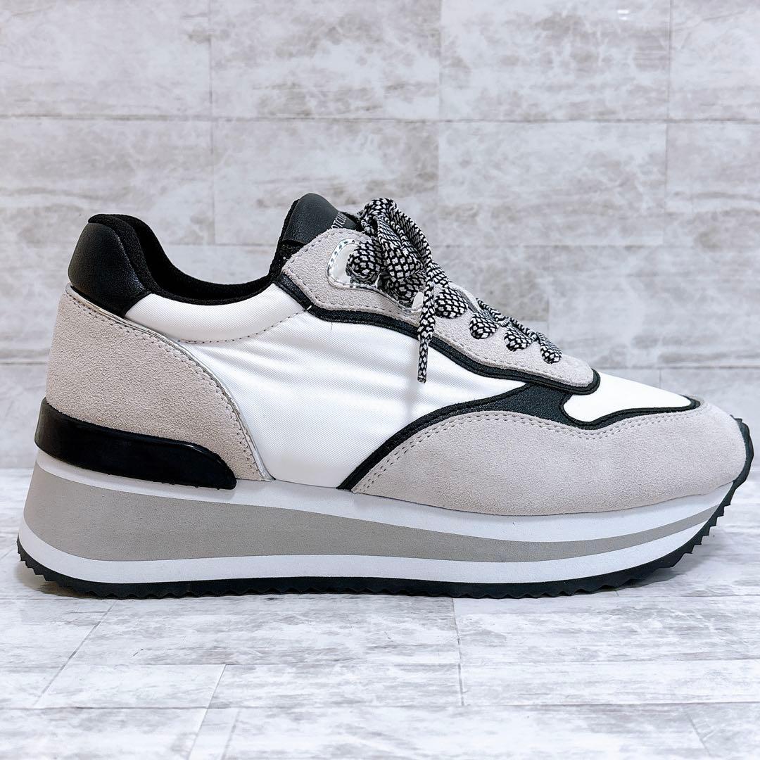 新品✨SCOTCLUB 厚底 ウェッジソール スニーカー ダッドスニーカー 37