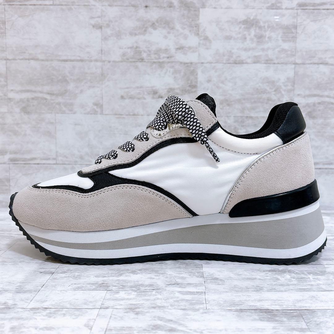 新品✨SCOTCLUB 厚底 ウェッジソール スニーカー ダッドスニーカー 37