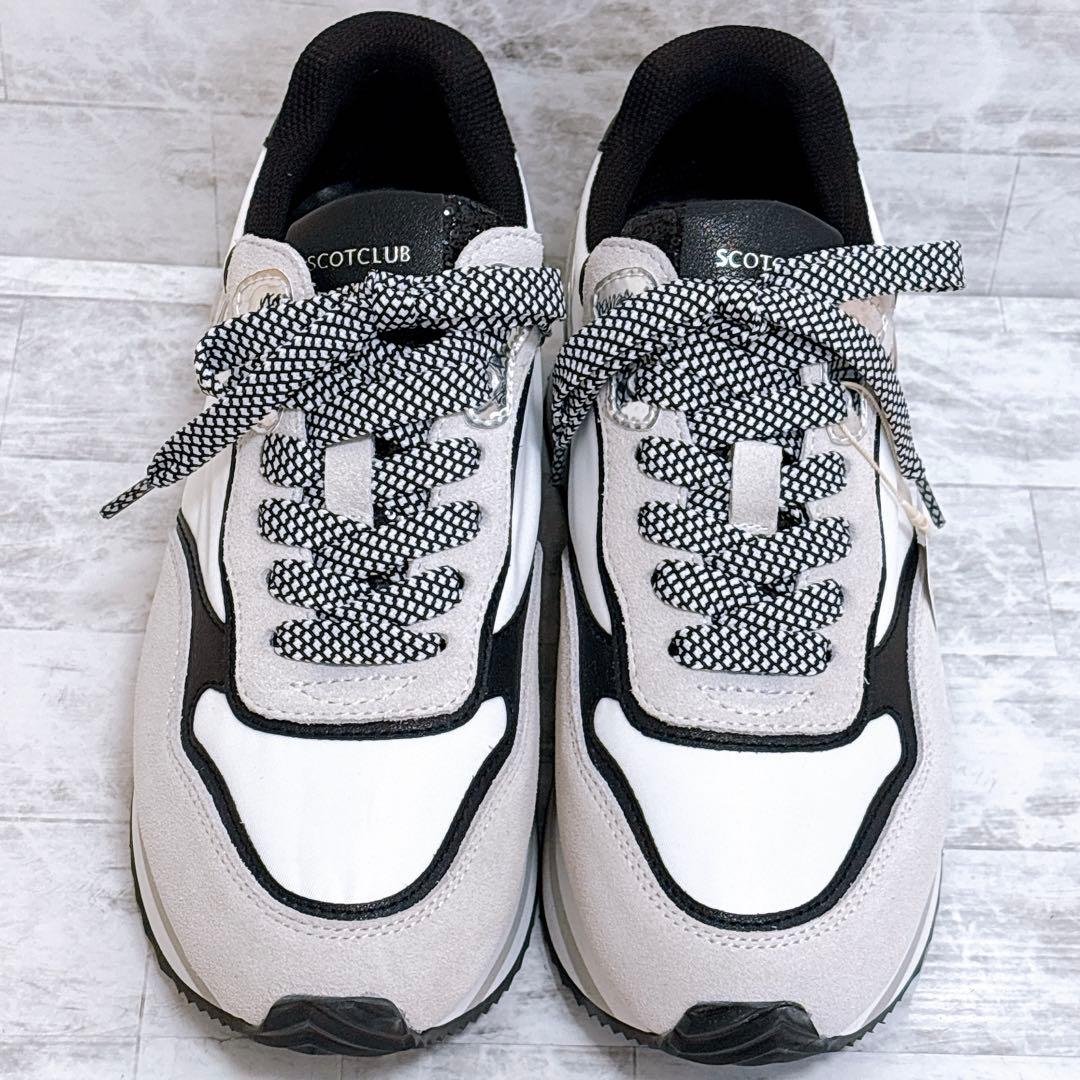 新品✨SCOTCLUB 厚底 ウェッジソール スニーカー ダッドスニーカー 37