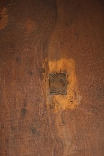 味のある木製の折り畳みテーブル　ちゃぶ台