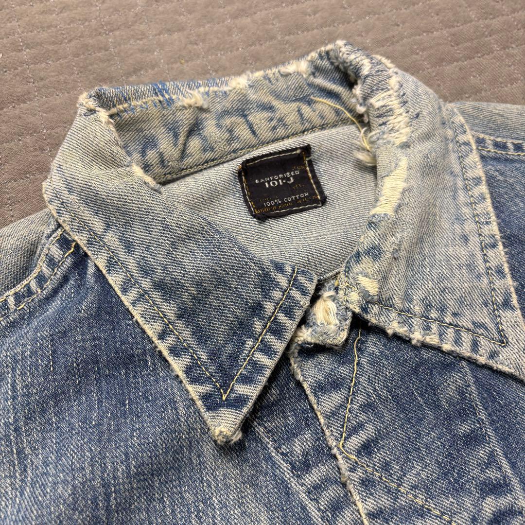 60-70s lee 101-J LONG デニムジャケット 四角黒タグ