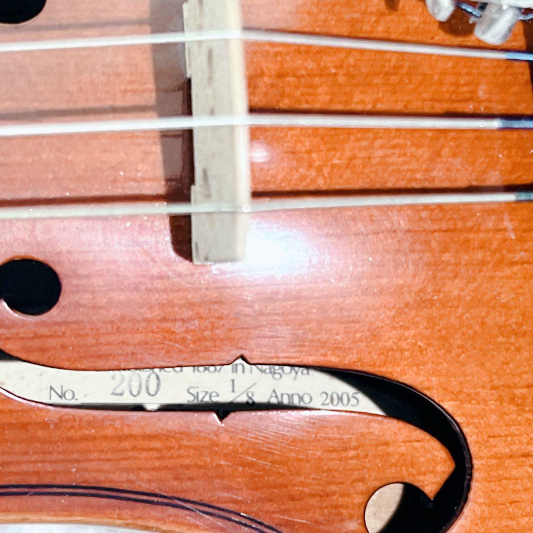 SUZUKI No.200 Anno 2005 バイオリン 1/8サイズ 子供用