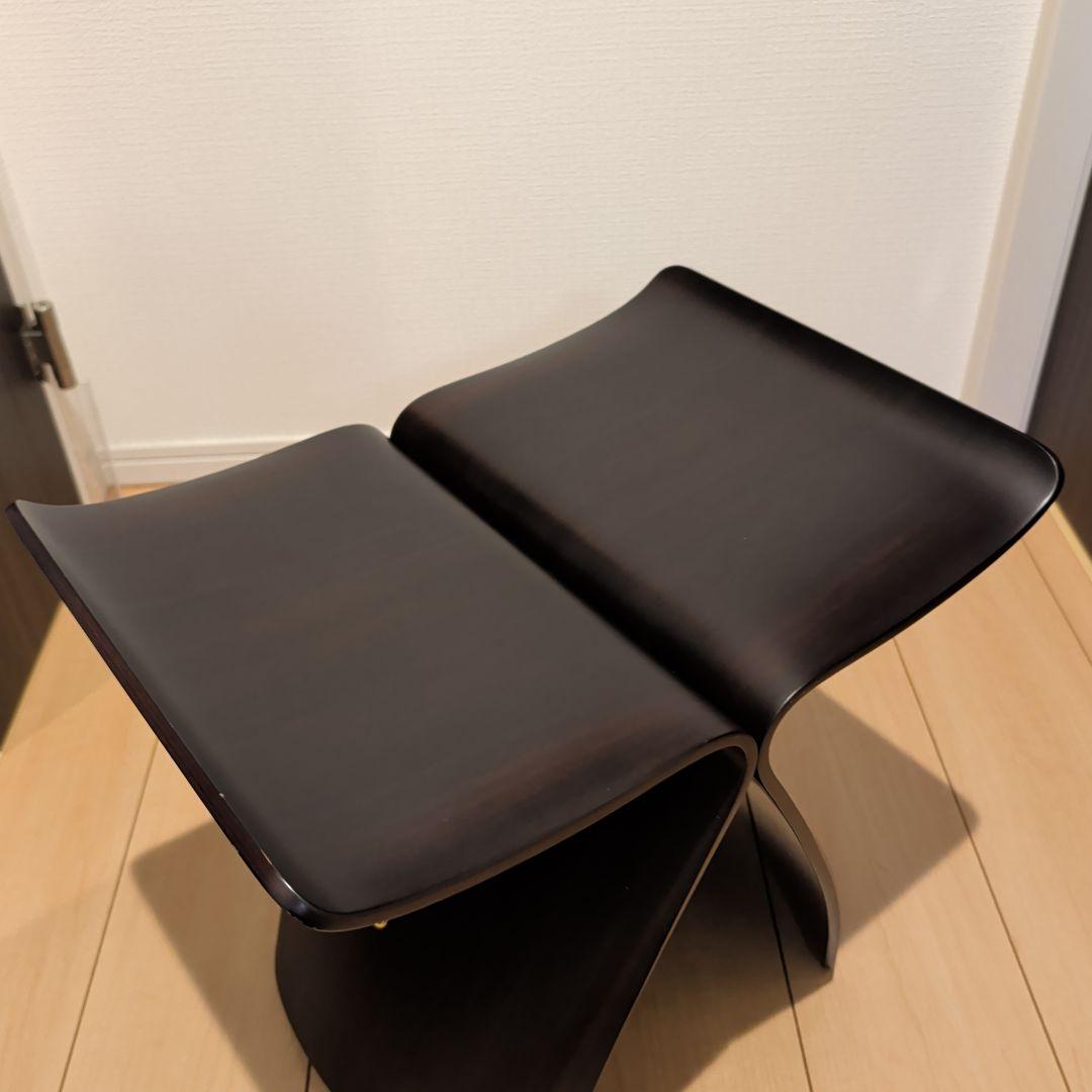 【天童木工】柳宗理　バタフライスツール＆専用クッション