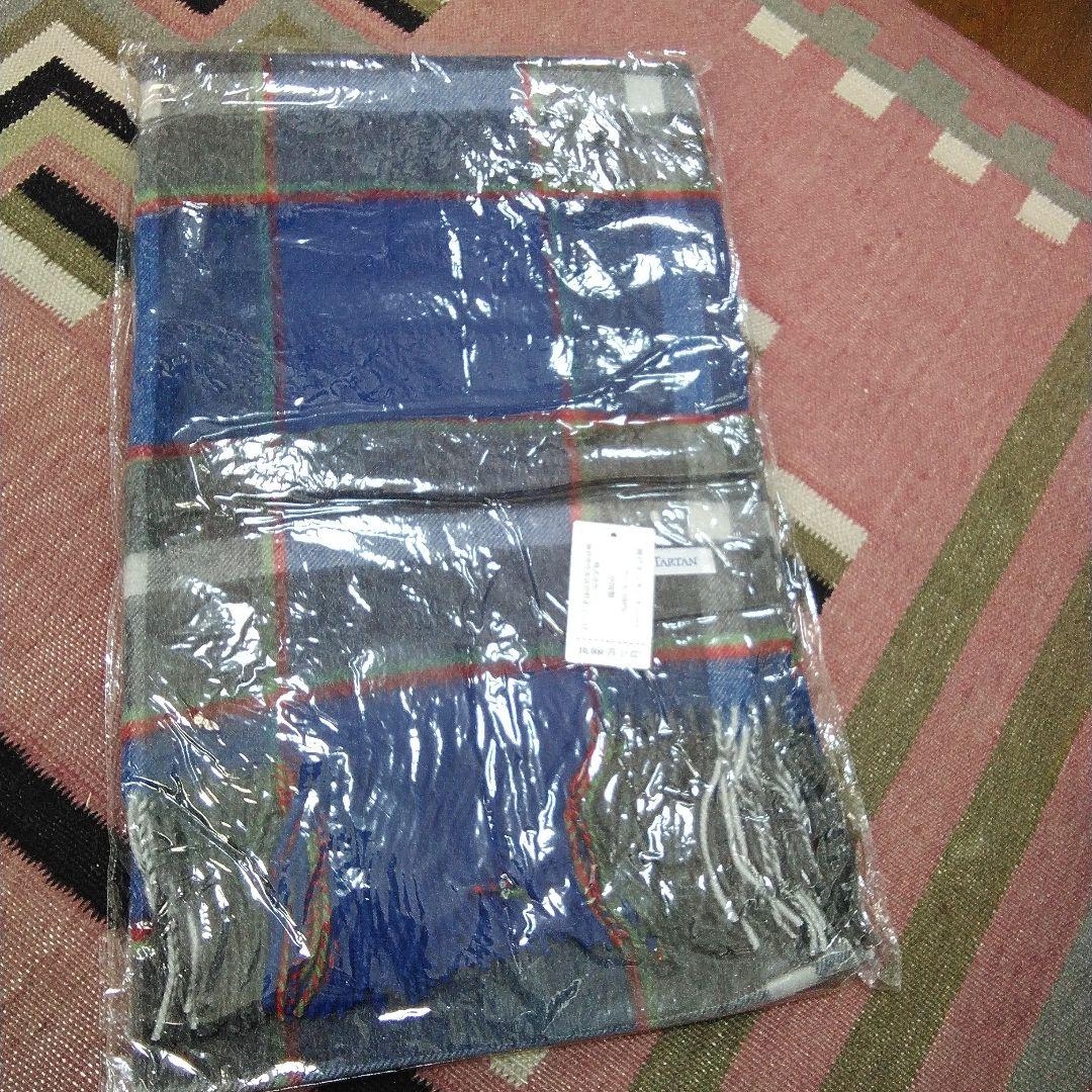 KOBE TARTAN チェック　ウール　ストール