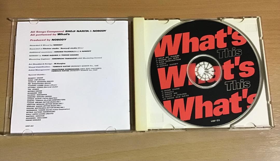 INORGANIC、What's、成田昭次　CDセット