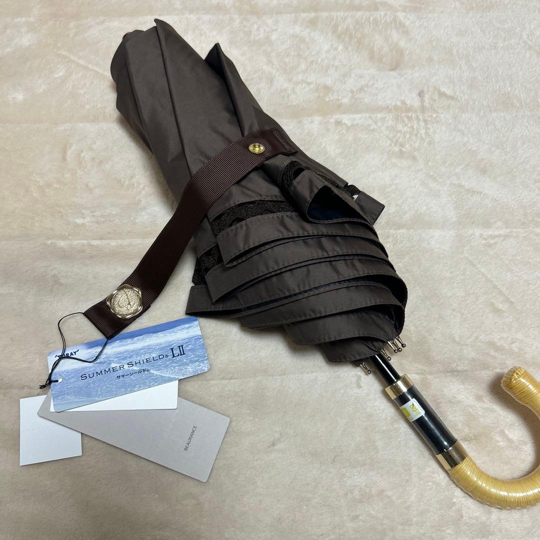 新品ビューランス サマーシールド　コンパクト傘晴雨兼用日傘一級遮光定価14300