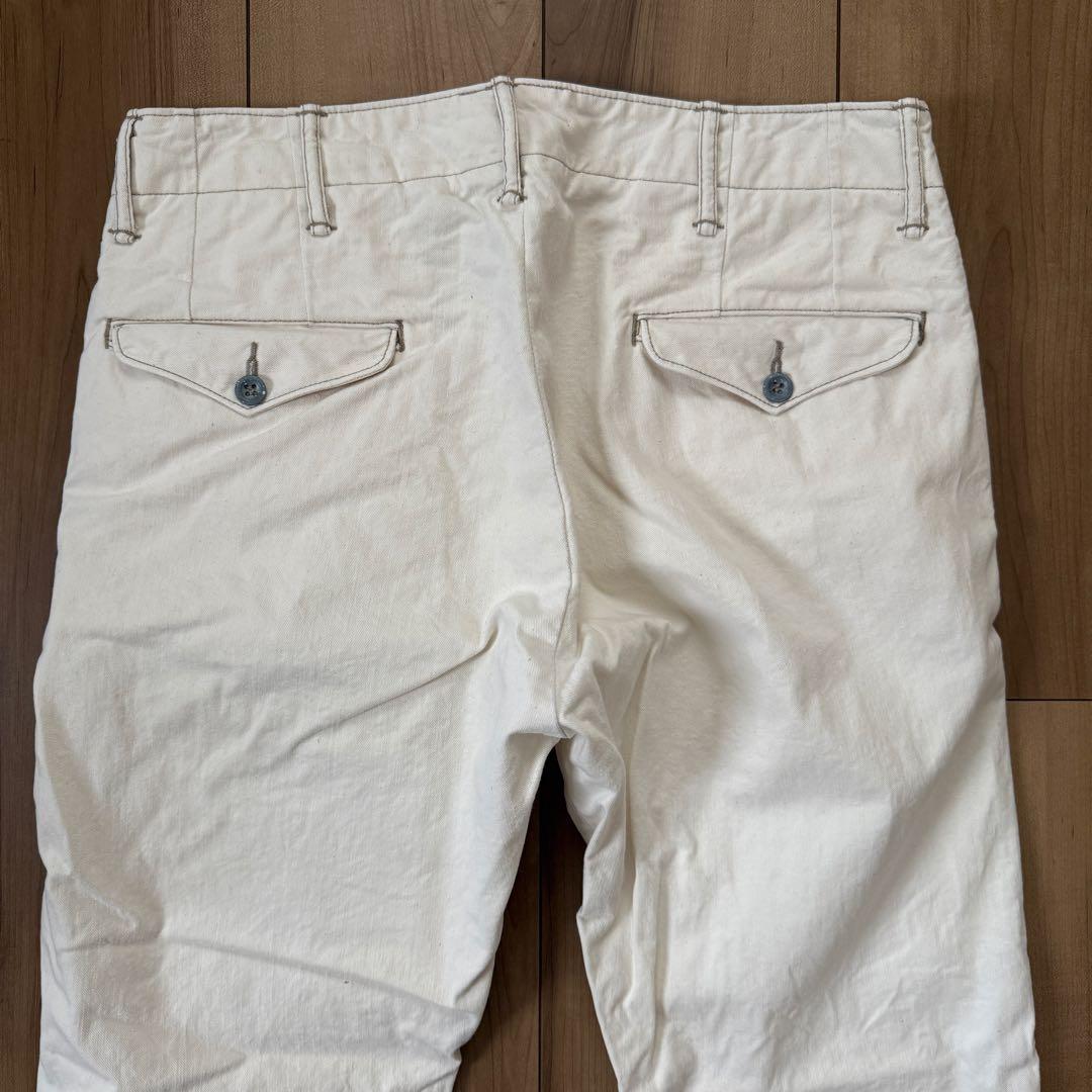 Double RL ミリタリー トラウザーズ パンツ 白系 31 30 RRL