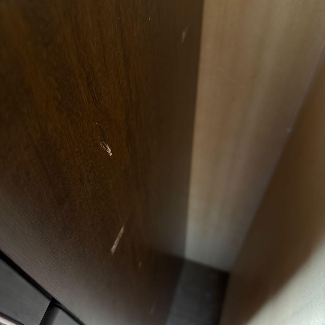 ブラウン木製チェスト 洋服タンス 5段＋引き出し3つ