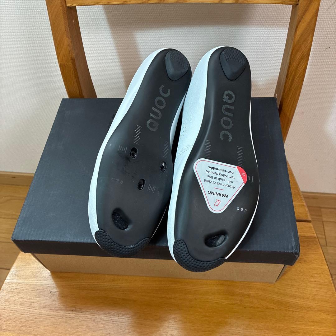 QUOC ホワイト ビンディングシューズ