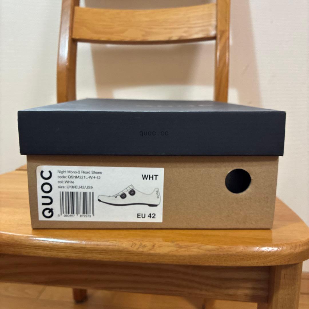 QUOC ホワイト ビンディングシューズ