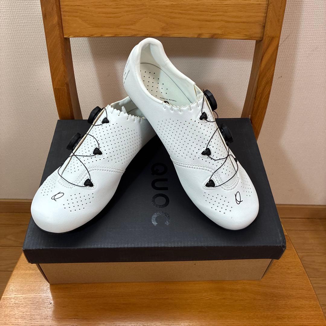 QUOC ホワイト ビンディングシューズ