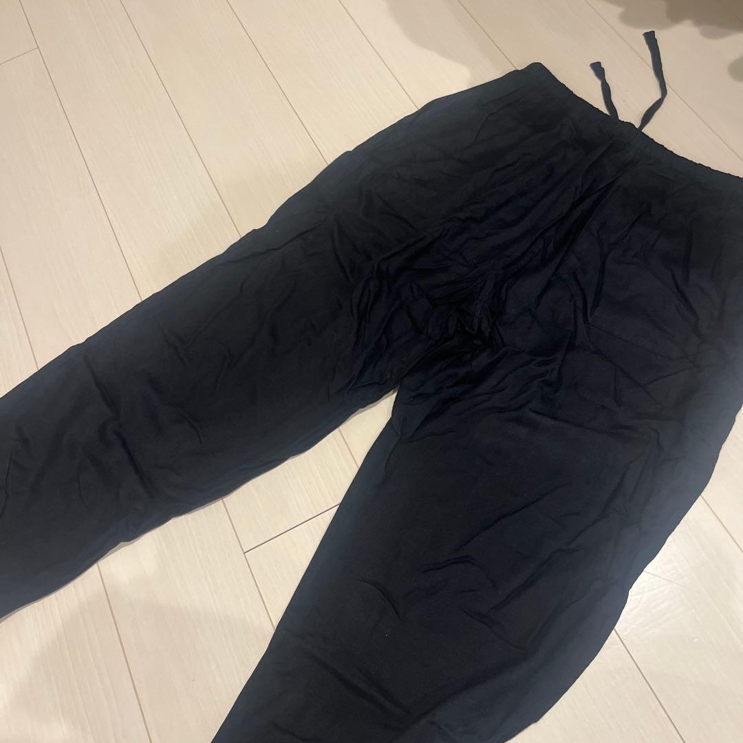 comoli 22SS シルクネルドローストリングパンツ