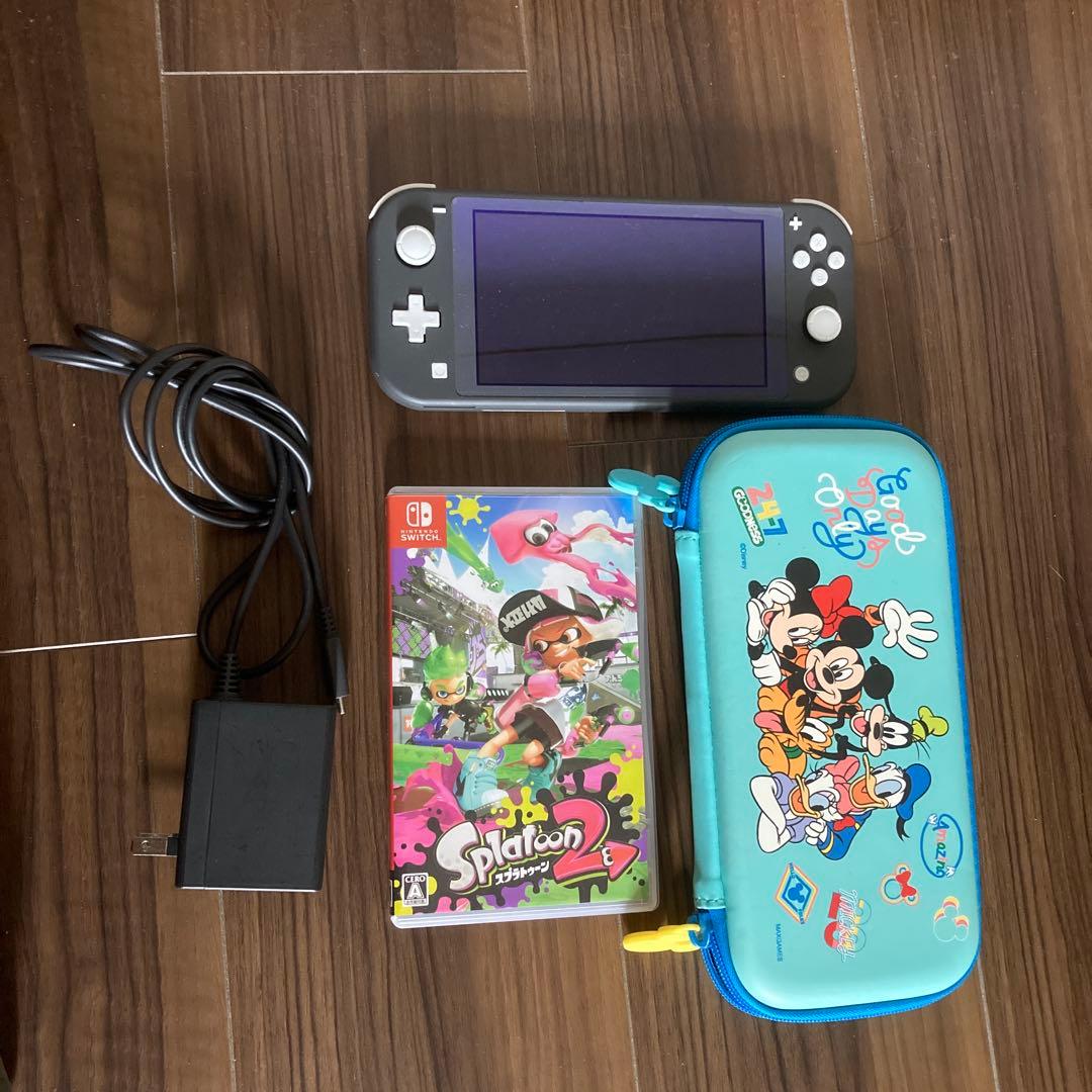 Nintendo Switch Lite + Splatoon 2 + ケース