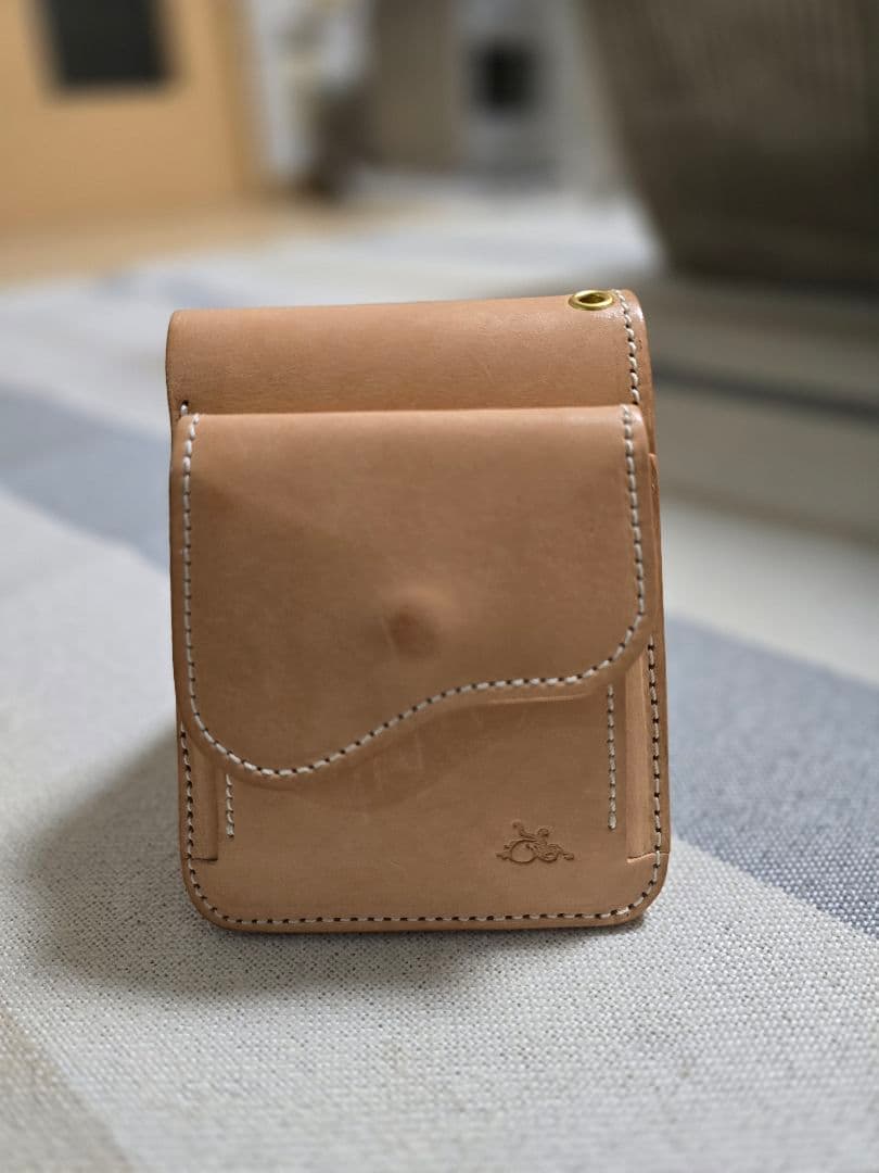 【ほぼ未使用】革蛸　 台形ショートワレット（セカンドタイプ）２４時間以内発送可能