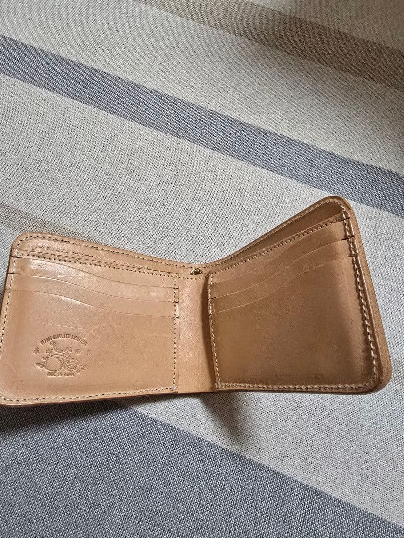 【ほぼ未使用】革蛸　 台形ショートワレット（セカンドタイプ）２４時間以内発送可能