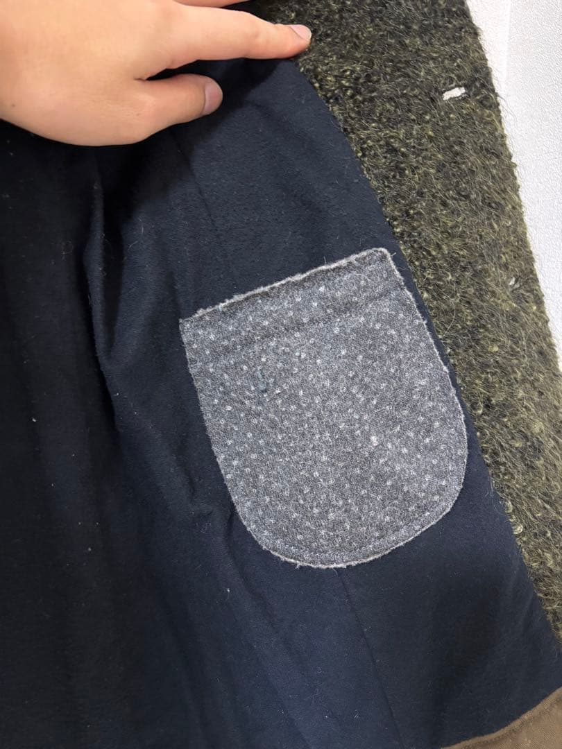 swiss chriss　イタリア製ウールチェスターコート