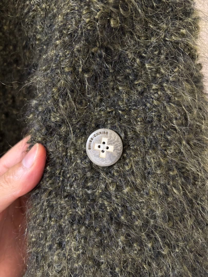 swiss chriss　イタリア製ウールチェスターコート