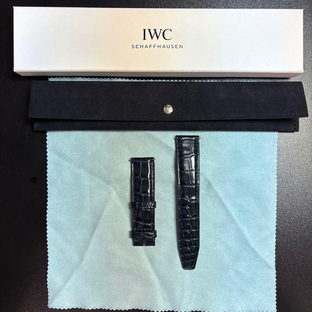 IWC ポルトギーゼ用　純正クロコダイルレザーベルト