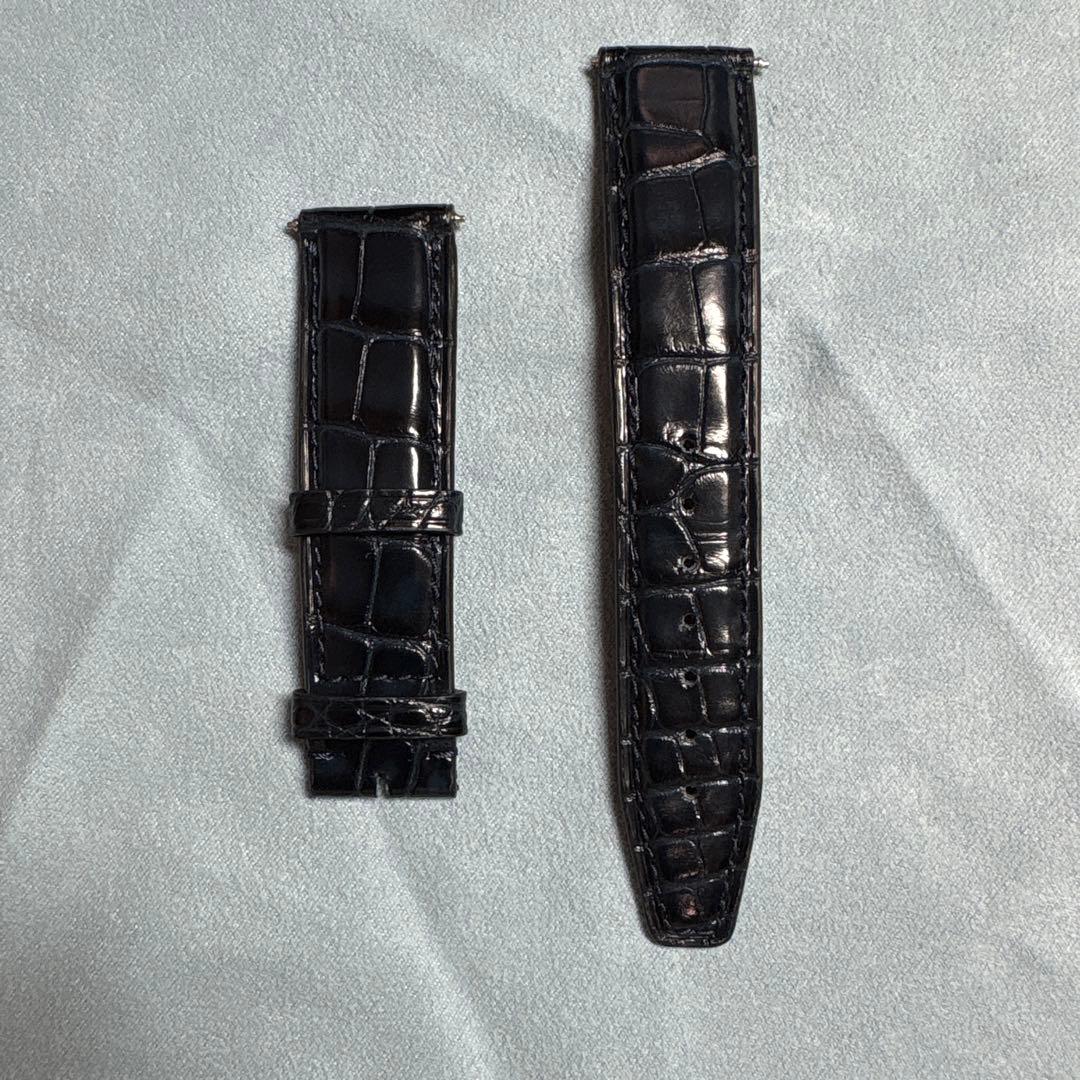IWC ポルトギーゼ用　純正クロコダイルレザーベルト