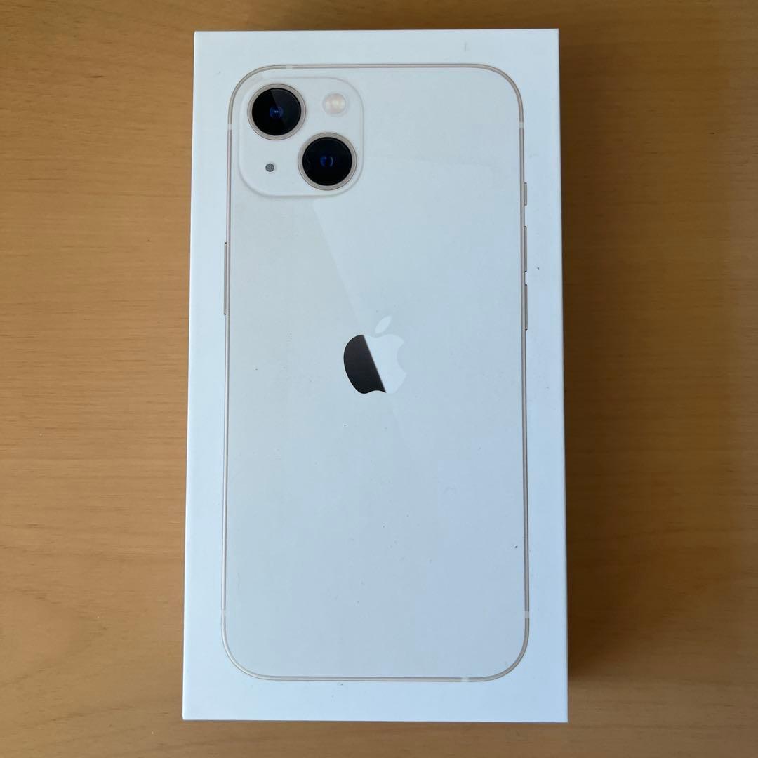 【美品】　iPhone 13 128GB 本体　ホワイト SIMフリー 箱あり
