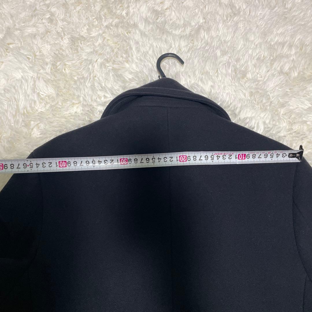 美品【POLO Ralph Lauren】ウールメルトンピーコート　ネイビー　M