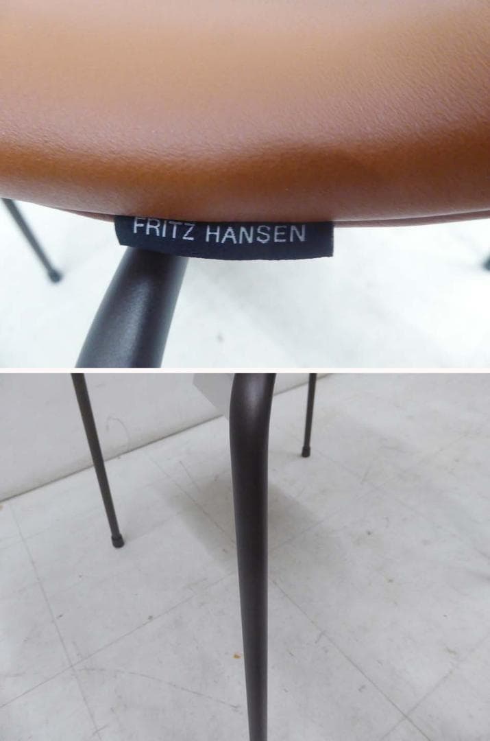 新品 正規品■フリッツハンセン■2025年 レザー セブンチェア タグ付-2
