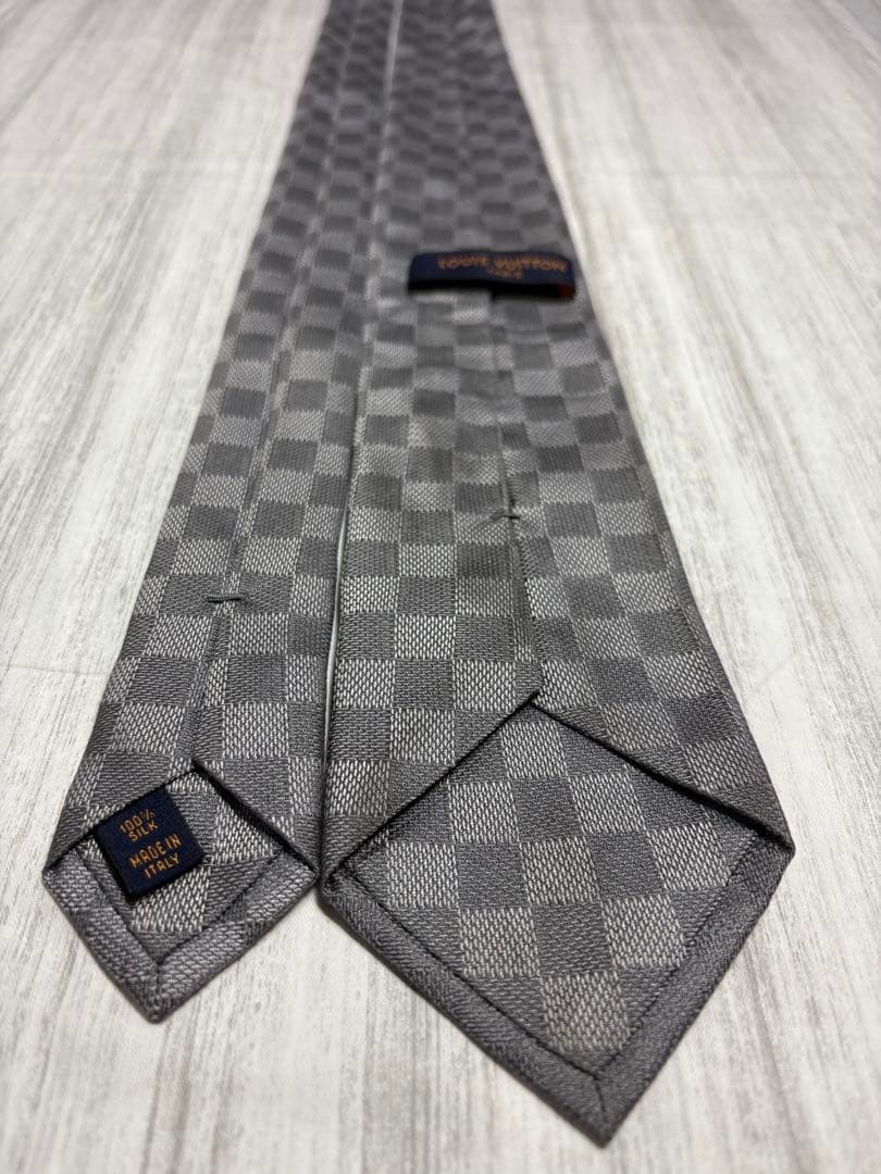 限定値下】極美品 LOUIS VUITTON ルイヴィトン ネクタイ ダミエ 8