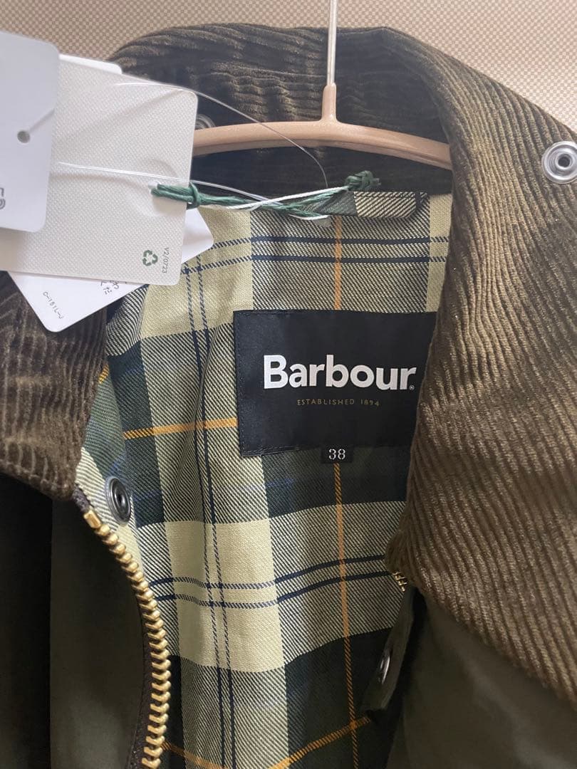 バブアー フリークスストア別注 ボロウデイル サイズ38 オリーブ