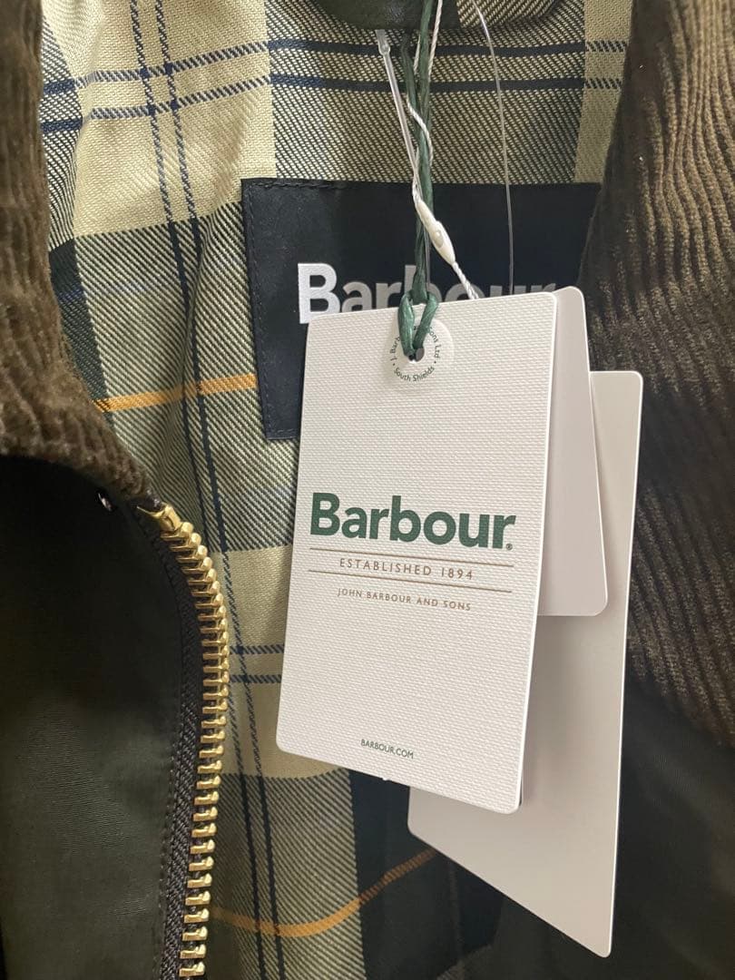 バブアー フリークスストア別注 ボロウデイル サイズ38 オリーブ