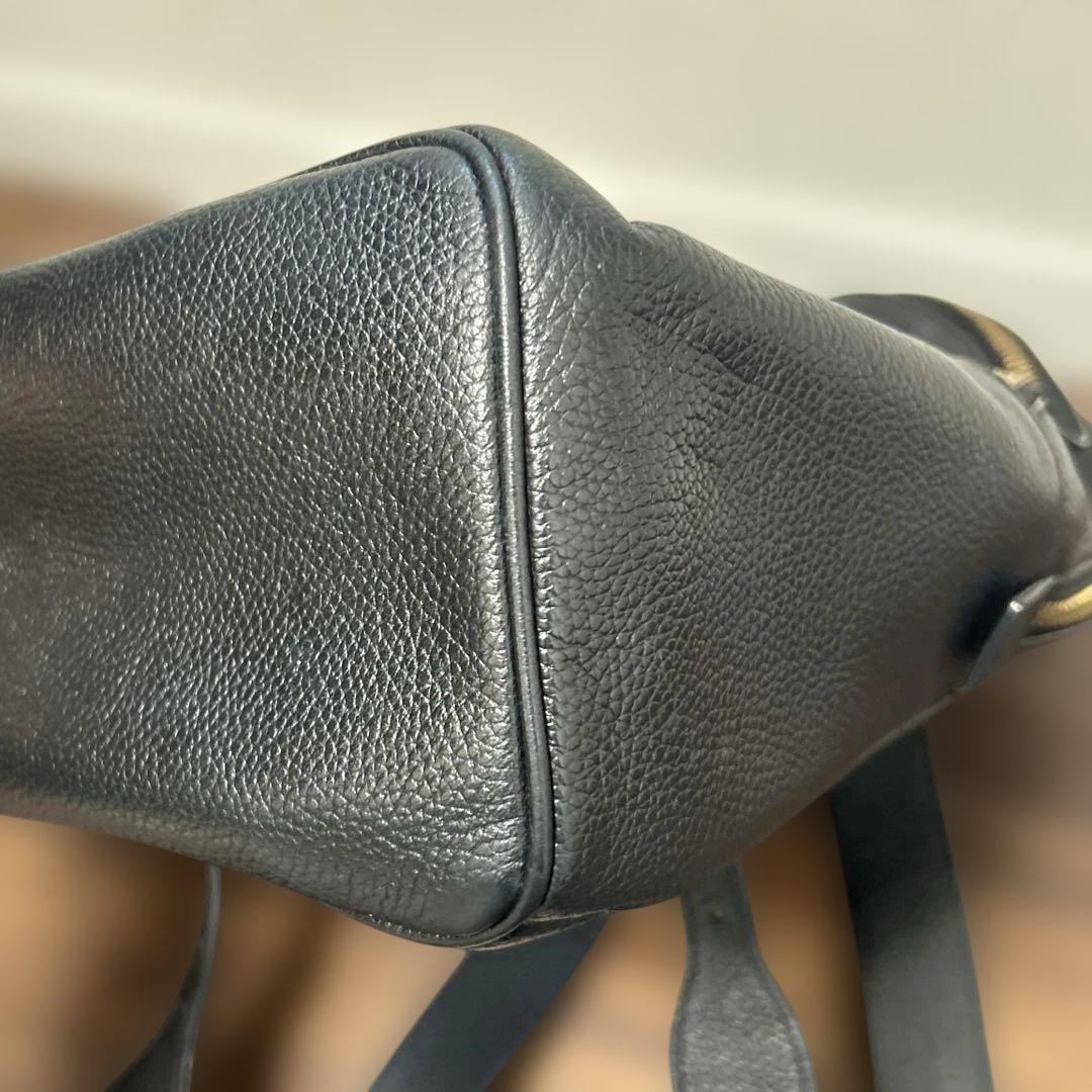 COACH コーチ 黒 リュック　ブラック　レザー　大容量　13インチPC収納可