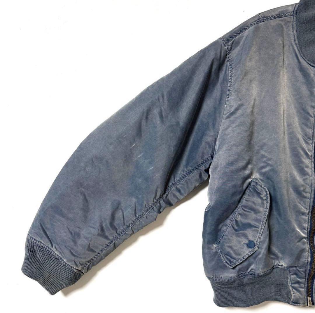 80s OLD UNIQLO MA-1 フライトジャケット ユニクロ 緑タグ