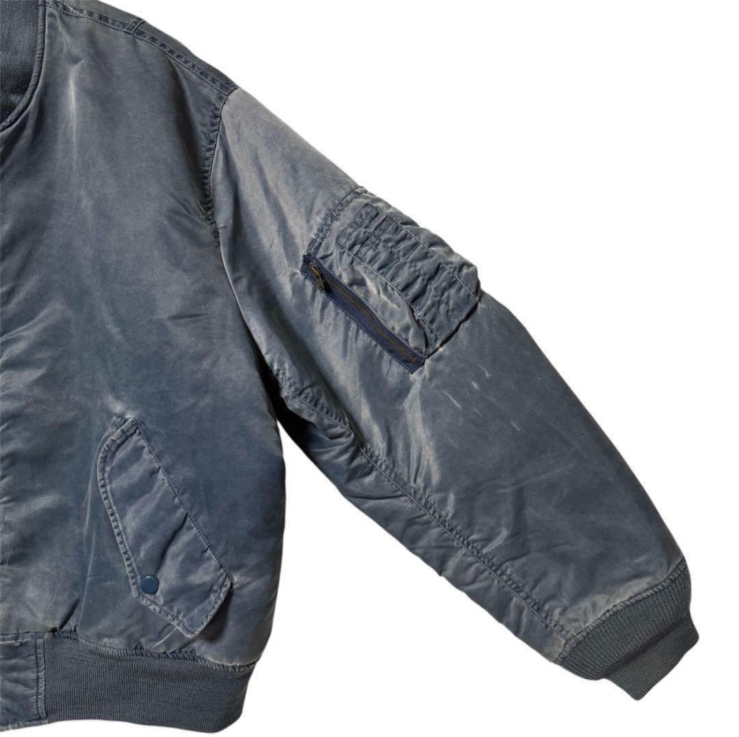 80s OLD UNIQLO MA-1 フライトジャケット ユニクロ 緑タグ