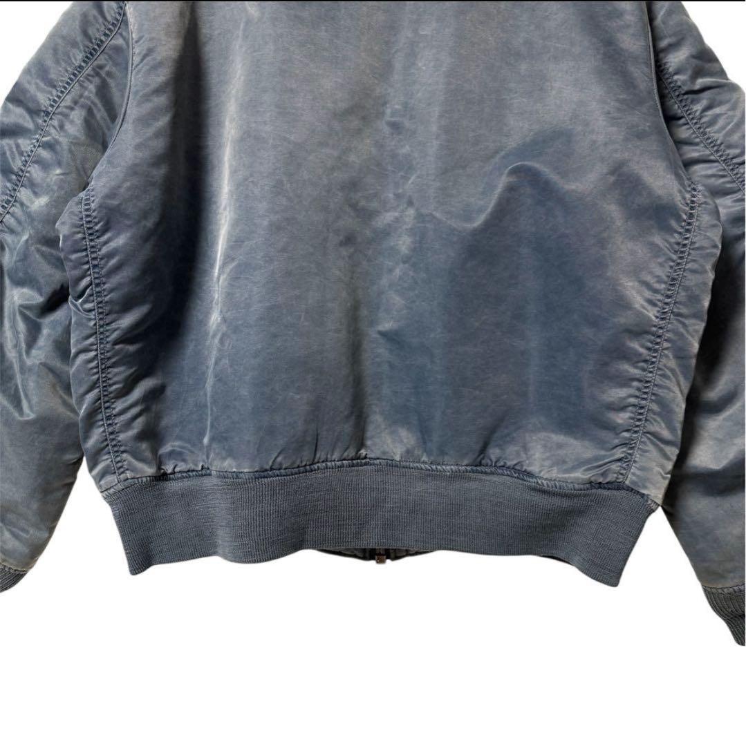 80s OLD UNIQLO MA-1 フライトジャケット ユニクロ 緑タグ