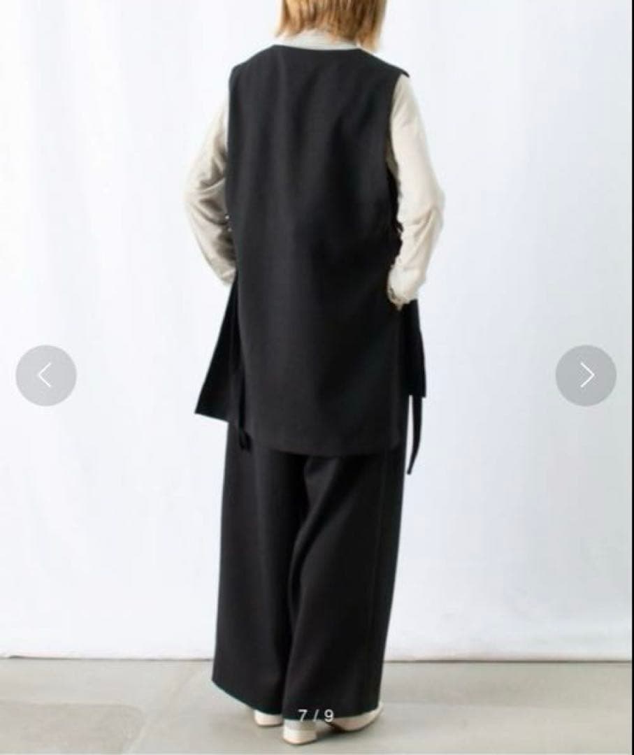 malla 【セットアップ対応】カルゼサイドベルトジレベスト