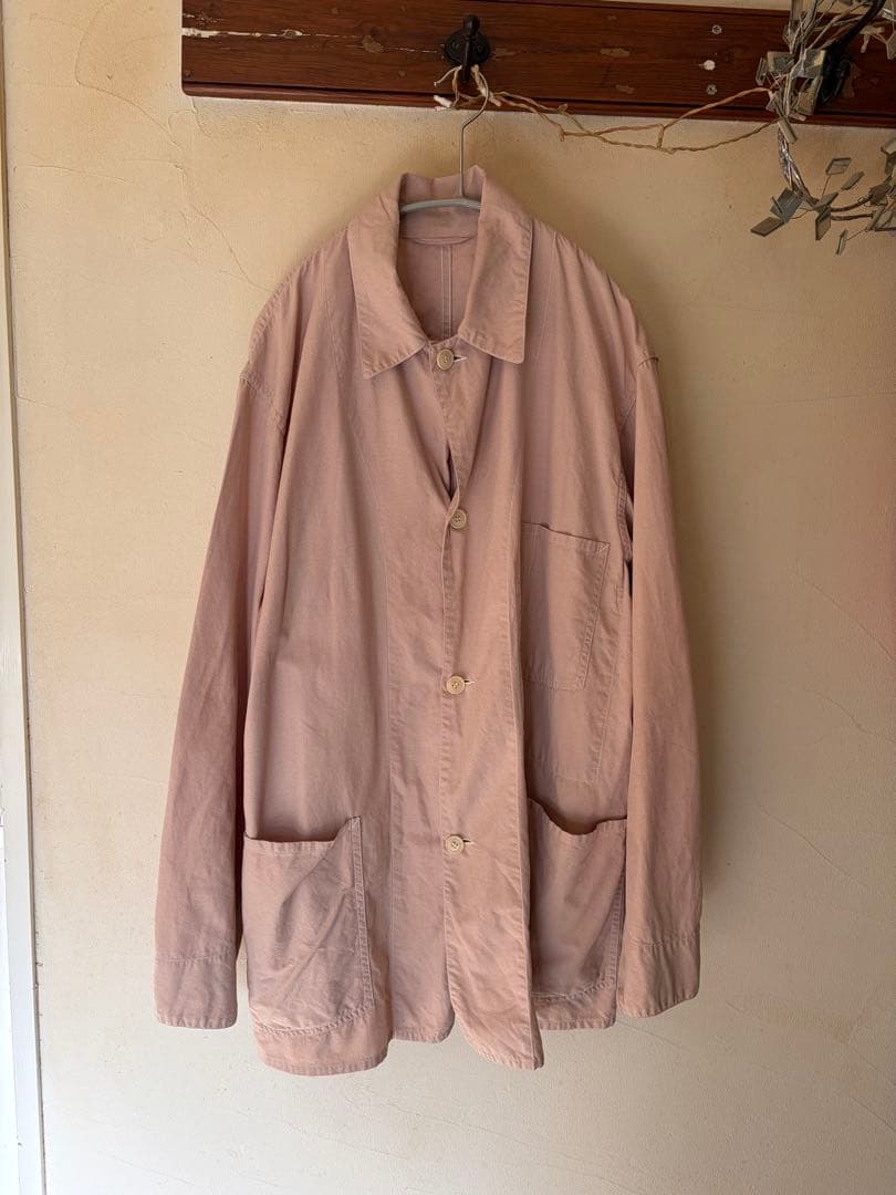 COMOLI コモリ　21ss ヨリ杢コットン ワークジャケットサイズ1