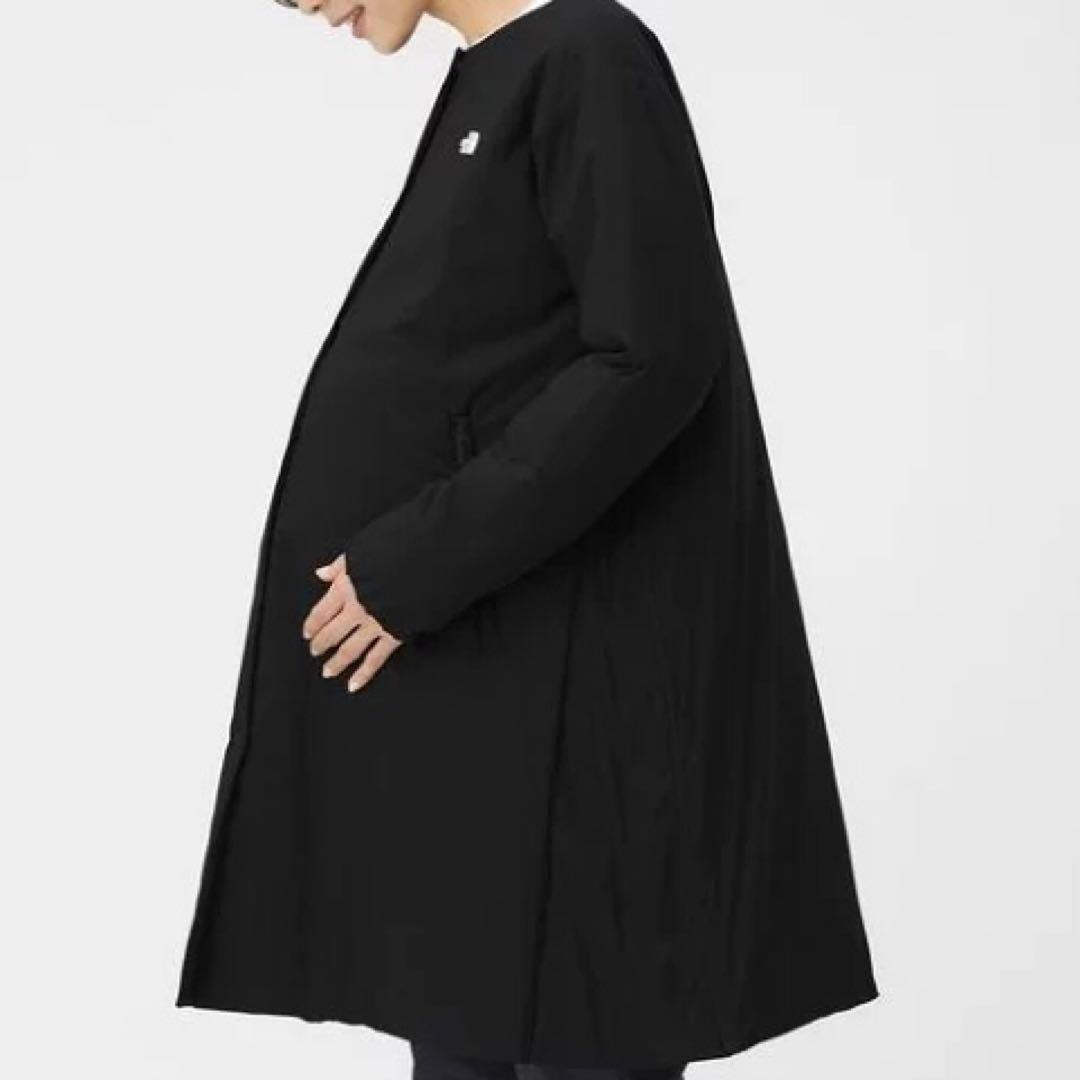 【442】ノースフェイス マタニティベントリックスカーディガン ブラック M 黒