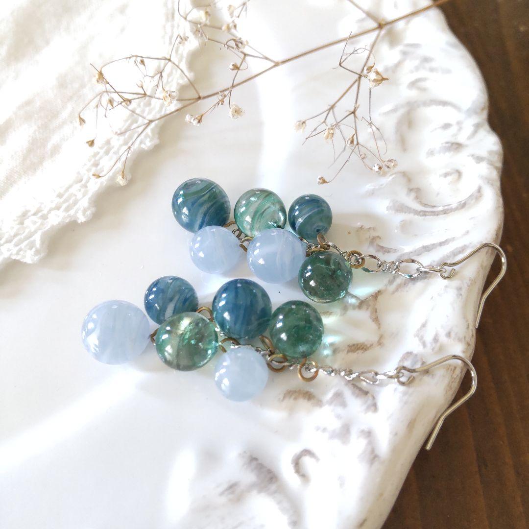 ちびさま専用◎手作りガラスのアクセサリー ９点おまとめ(メルカリ便匿名配送対応)