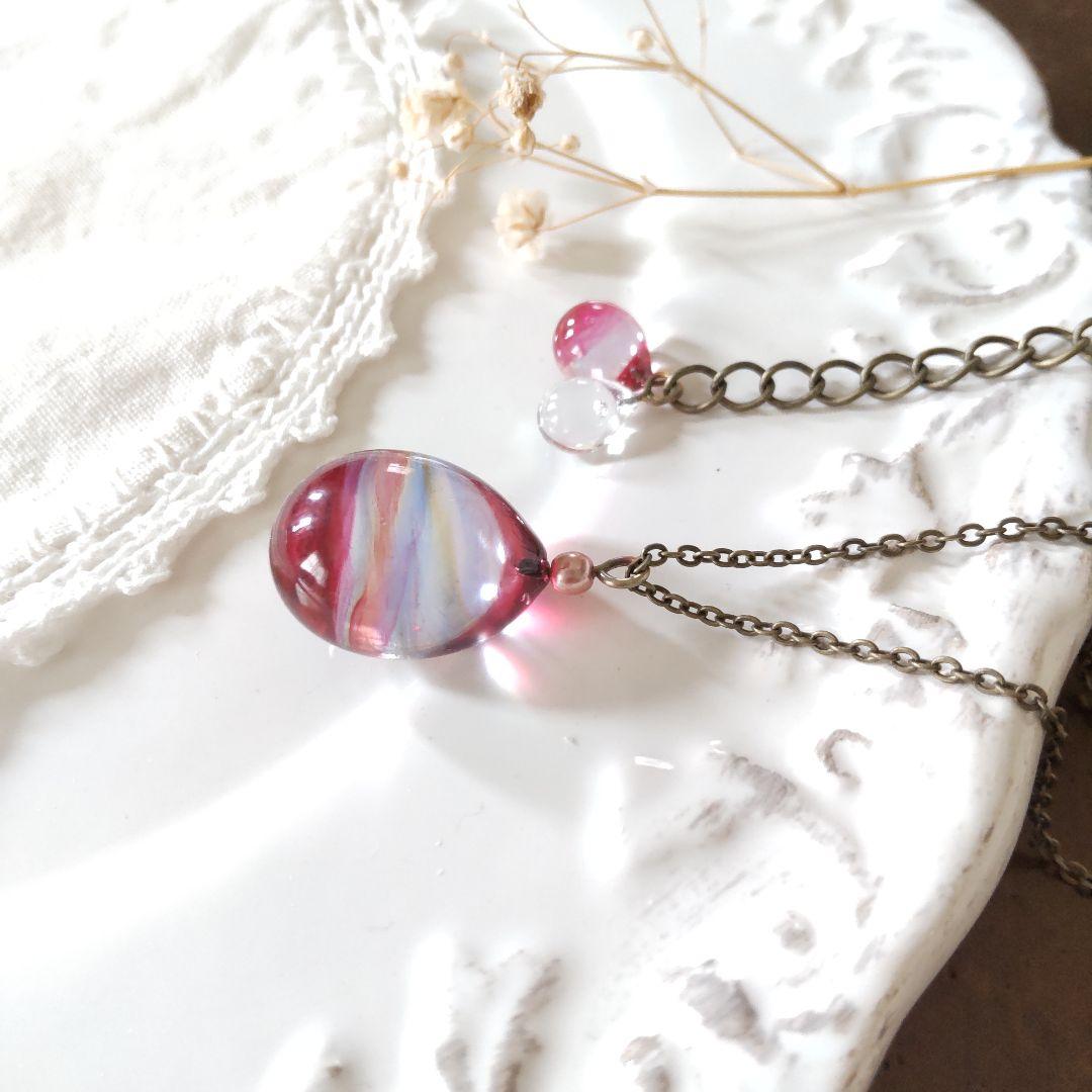 ちびさま専用◎手作りガラスのアクセサリー ９点おまとめ(メルカリ便匿名配送対応)