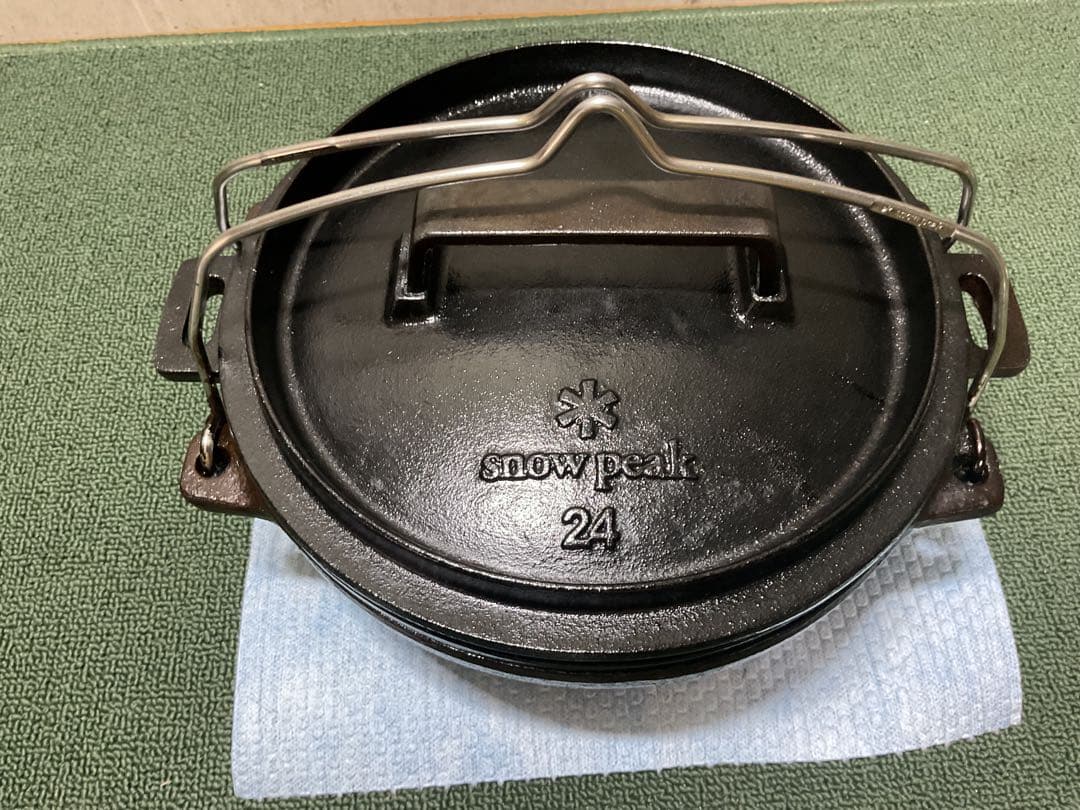 希少・廃盤品 和鉄 ダッチオーブン 24 スノーピーク  peak