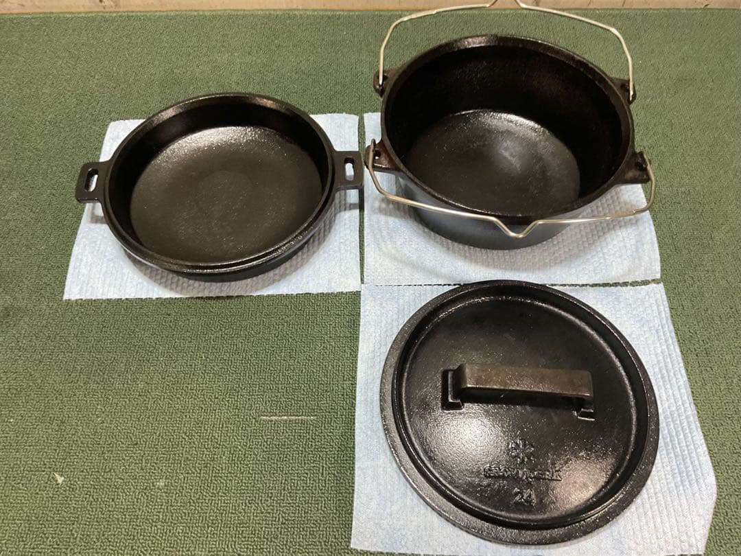 希少・廃盤品 和鉄 ダッチオーブン 24 スノーピーク  peak