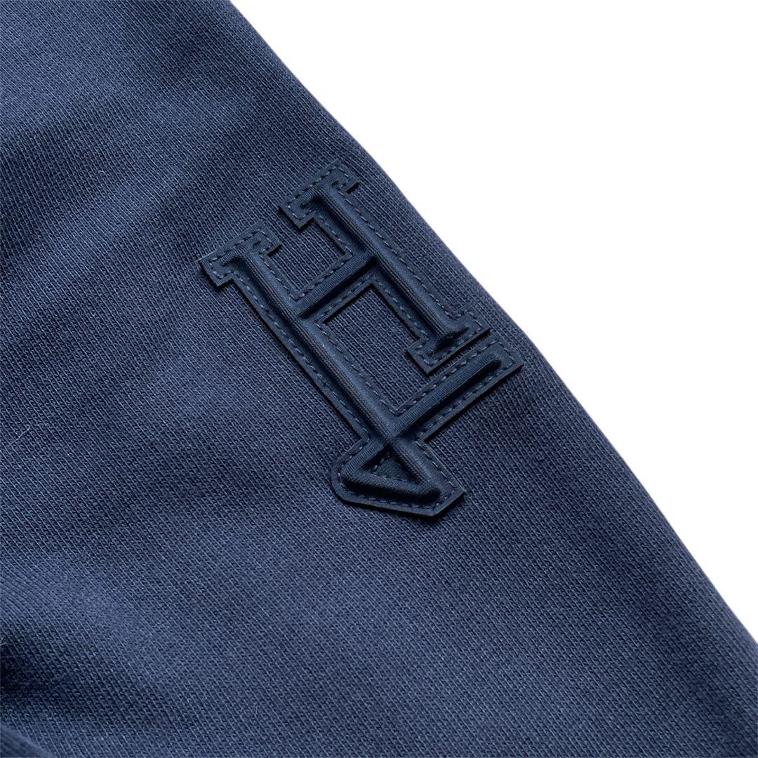 未使用級✨現行デザイン✨HERNO フーデットコート　異素材コンビ　ネイビー